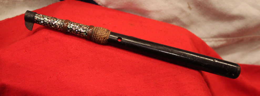 A Most Unusual Antique, Ceremonial, Edo Period Samurai's Weapon Representation of a Ninja's Kama, the Hook or Sickle