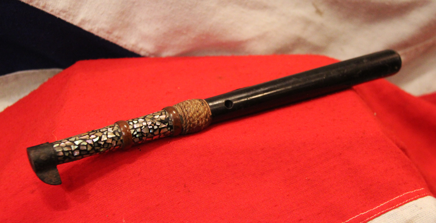 A Most Unusual Antique, Ceremonial, Edo Period Samurai's Weapon Representation of a Ninja's Kama, the Hook or Sickle