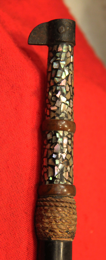 A Most Unusual Antique, Ceremonial, Edo Period Samurai's Weapon Representation of a Ninja's Kama, the Hook or Sickle