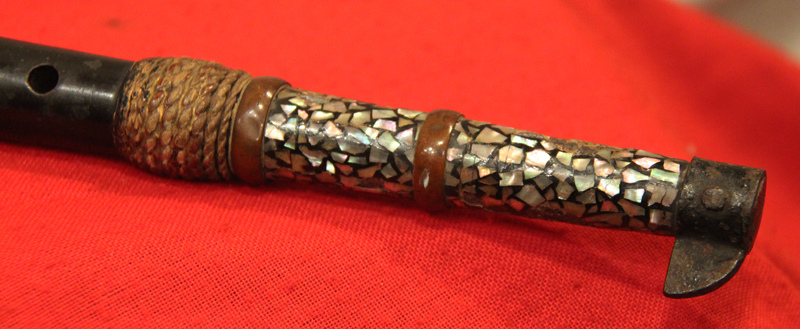 A Most Unusual Antique, Ceremonial, Edo Period Samurai's Weapon Representation of a Ninja's Kama, the Hook or Sickle