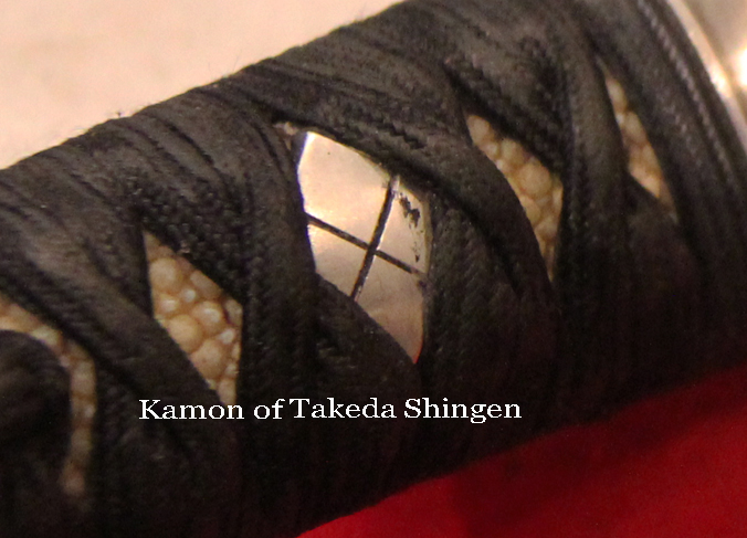 Wonderful High Grade, Samurai Dagger From The Koto Era, Armour PiercingTanto By Kanesada. A Tanto of Likely A Highest Ranked Retainer of the Great Takeda Shingen 武田 信玄 & Bearing His Silver Mon {Crest}. Around 500 Years Old