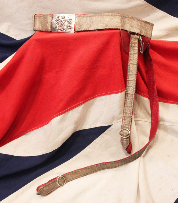 A Superb, Victorian, Scottish Lord Lieutenant's Belt Plate and Silver Bullion, Belt and Sword Straps. Queen Victoria's Personal Representative in Scotland When She Was Not Available