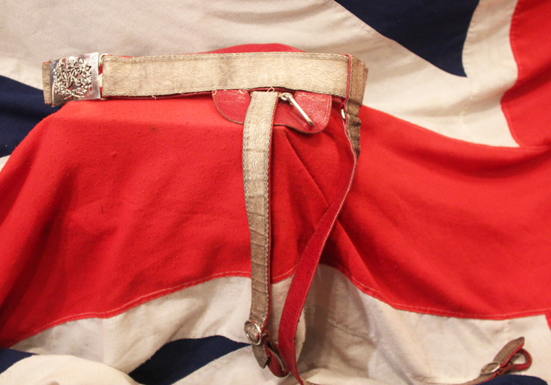 A Superb, Victorian, Scottish Lord Lieutenant's Belt Plate and Silver Bullion, Belt and Sword Straps. Queen Victoria's Personal Representative in Scotland When She Was Not Available