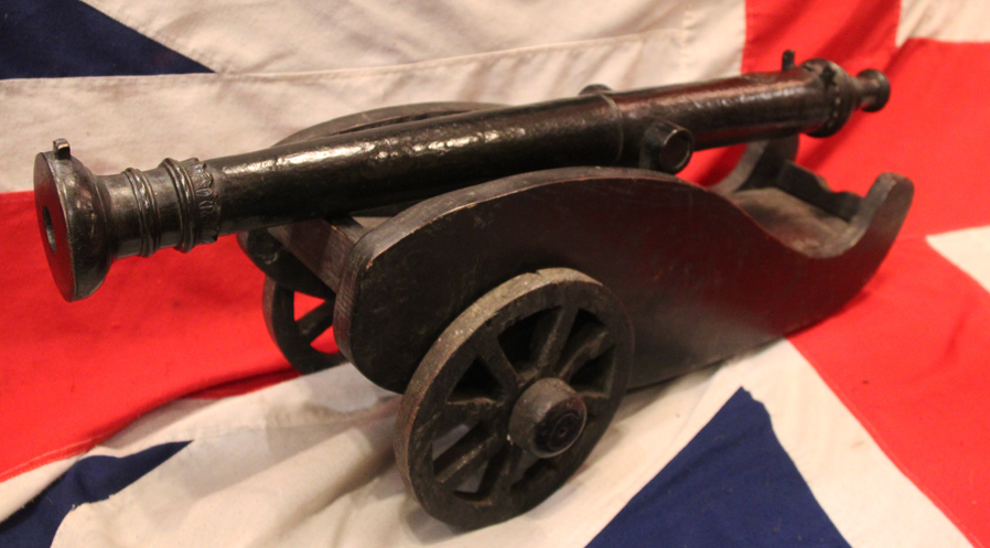 A Superb 17th -18th Century Dutch East India Company Bronze Naval ‘Swivel’ Cannon on Carriage. A Cannon Of Stunning Quality And Exemplary Condition