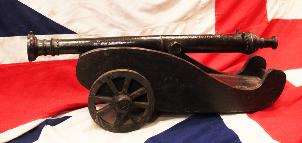 A Superb 17th -18th Century Dutch East India Company Bronze Naval ‘Swivel’ Cannon on Carriage. A Cannon Of Stunning Quality And Exemplary Condition