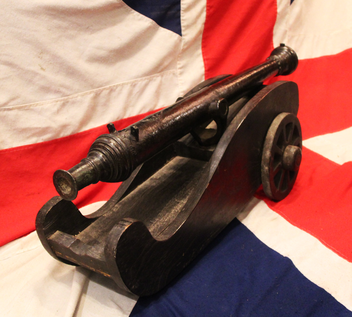 A Superb 17th -18th Century Dutch East India Company Bronze Naval ‘Swivel’ Cannon on Carriage. A Cannon Of Stunning Quality And Exemplary Condition