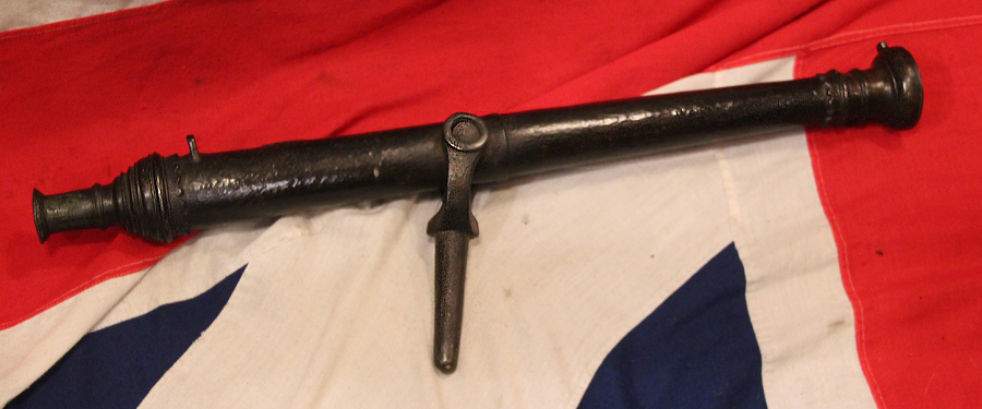 A Superb 17th -18th Century Dutch East India Company Bronze Naval ‘Swivel’ Cannon on Carriage. A Cannon Of Stunning Quality And Exemplary Condition