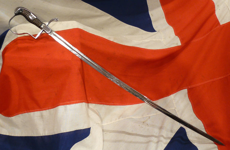 A Good, & Very Rare, German Third Reich, WW2 Wehrmacht 14th Kavallerie Regimental Sword
