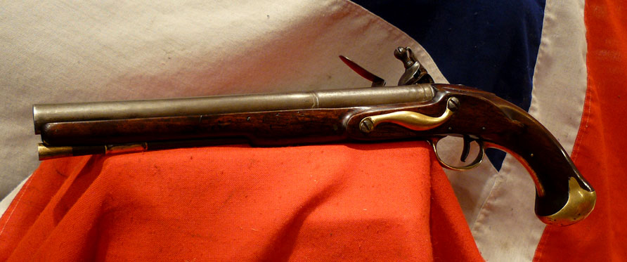 Beautiful ‘Queen Anne’, London, Dragoon Officer's Long Barrel Horse Pistol, Lock Named James Barber A Most Beautiful Example.