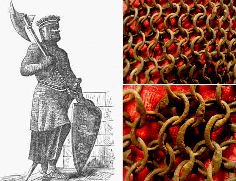 Wonderful, Very, Very Rare, Original European Medieval Crusader Knight’s 'Hauberk', Chain Mail Body Armour Shirt. As Worn, In Combat, By Such As King Edward 1st of England & Louis IX of France, Bohemond VI of Antioch & All The Nobility of Europe