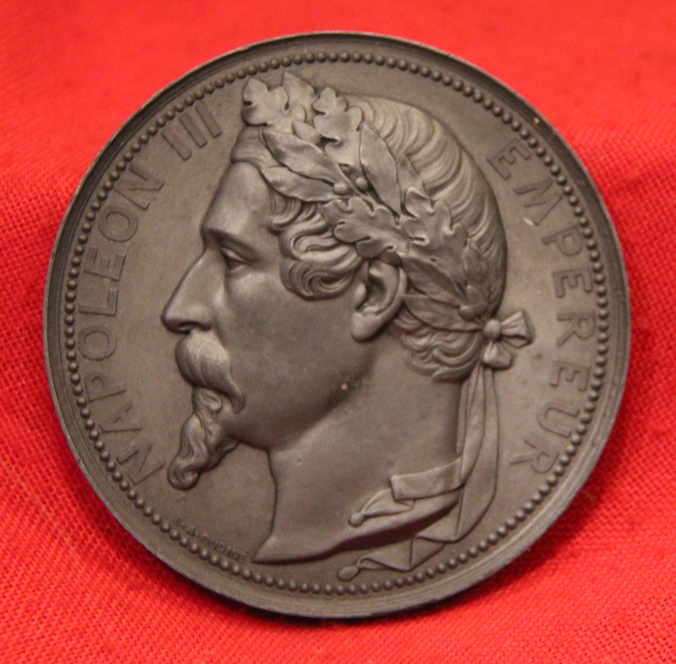 French Medal Commemorating the Universal Exhibition in Paris,1855. E.Oudine