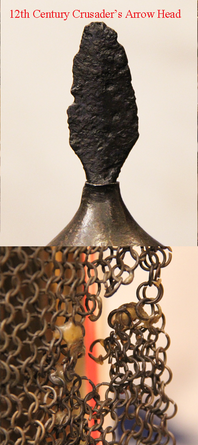 A Simply Stunning And Historical Persian Kulah Khud Helmet, Qajar Era, Surmounted with an Ancestor's War Trophy, A 12th Cent. Crusaders Arrow, To Represent the Traditional Kulah Khud Helmet Spike