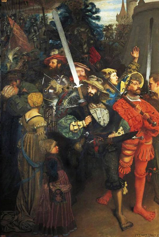 A Wonderful, Original, German 'Zweihander' Great Sword, 16th Century. Probably The Most Impressive And Largest Sword Ever Used in Historic Warfare. Following the Form of Sword Made Famous By The Scots in The Time Of Sir William Wallace