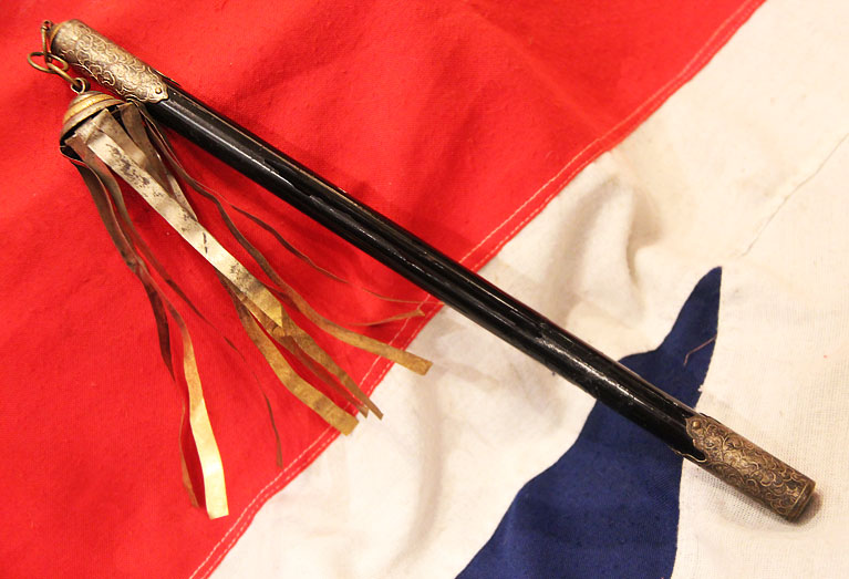 A Most Scarce Samurai Commander's Saihai, A Samurai Army Signaller