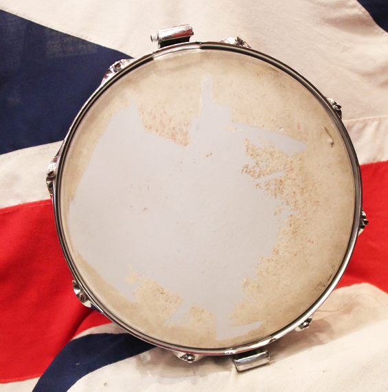 ERII Drum of the Royal Monmouthsire Royal Engineers Regiment.