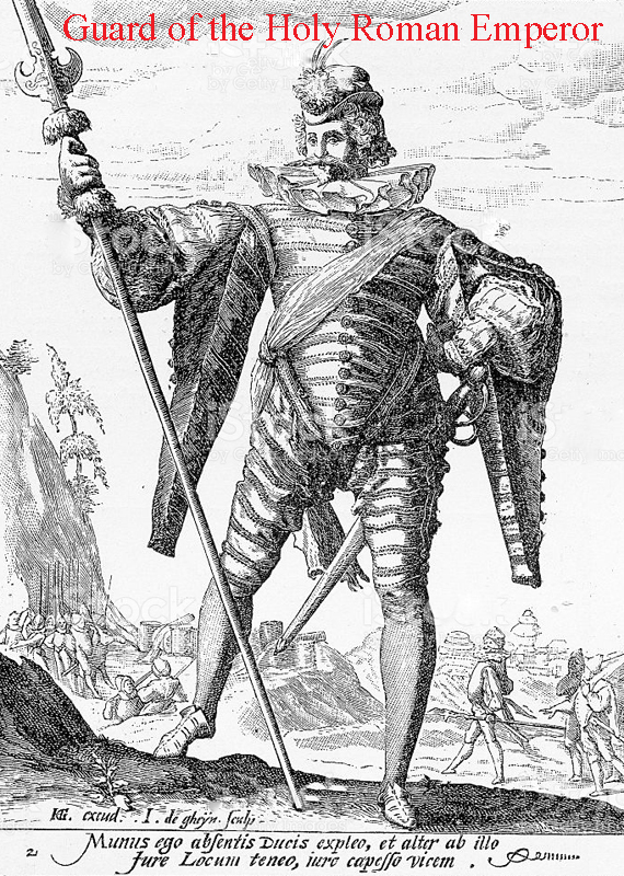 A Original Spontoon of The Guard Of The Holy Roman Emperor Charles VIth Circa 1700's