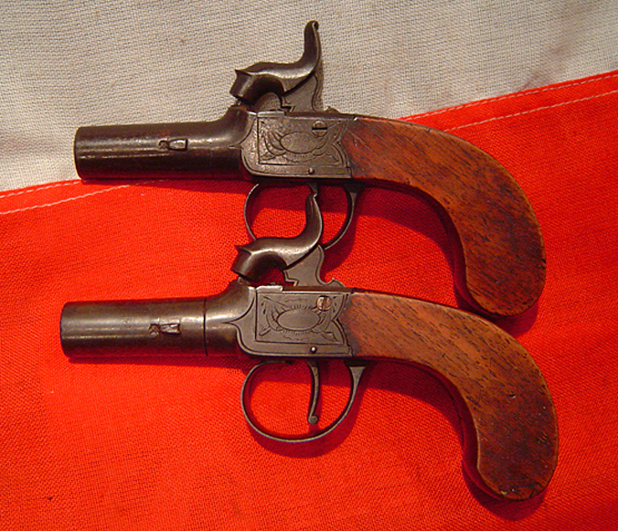 A Pair Of Durs Egg Boxlock Pocket Percussion Pistols Circa 1835