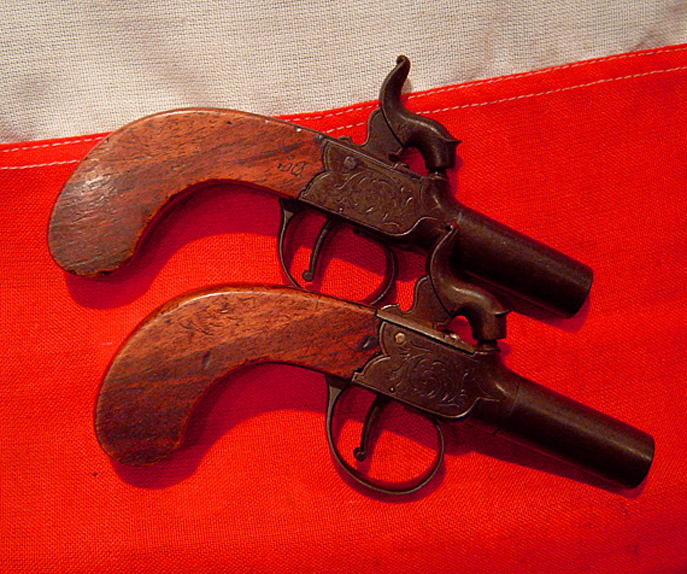 A Pair Of Durs Egg Boxlock Pocket Percussion Pistols Circa 1835