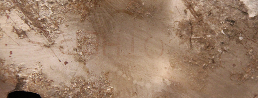 A Large Original Recovered Piece of a WW2 German Crashed Bomber's Alloy Wing Top Panel