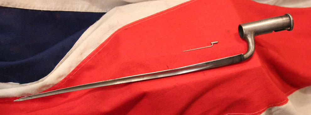 A Miniature Waterloo Period 'Brown Bess' Musket Bayonet