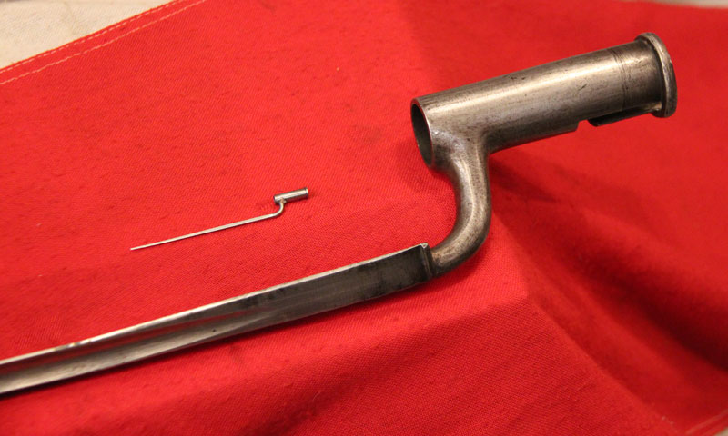 A Miniature Waterloo Period 'Brown Bess' Musket Bayonet