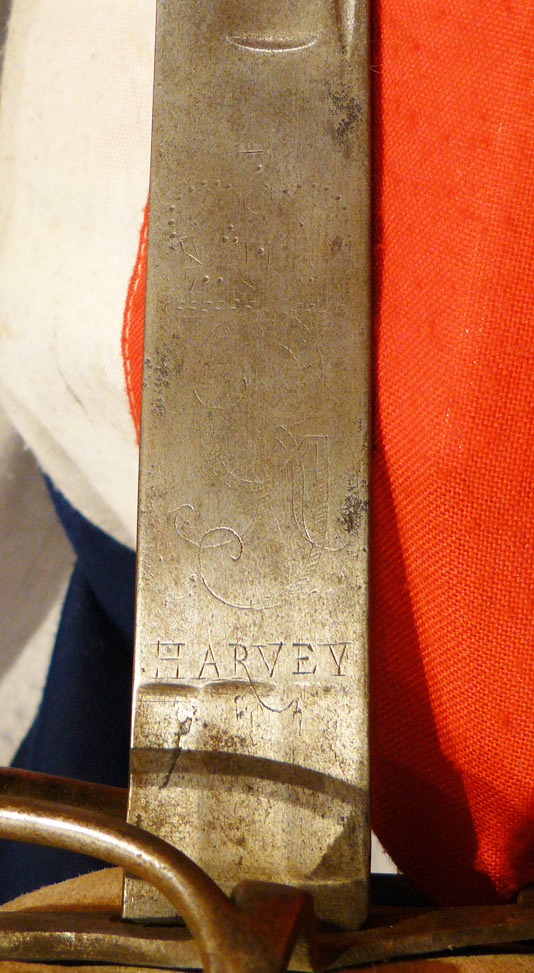 A Spectacular & Beautiful 'Harvey' British Dragoon Basket Hilted Sword, Culloden Period, With Large King George's Crown & Cypher Engraved Blade Museum Grade Example