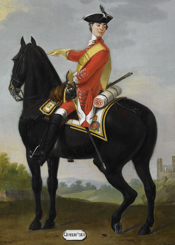 A Spectacular & Beautiful 'Harvey' British Dragoon Basket Hilted Sword, Culloden Period, With Large King George's Crown & Cypher Engraved Blade Museum Grade Example