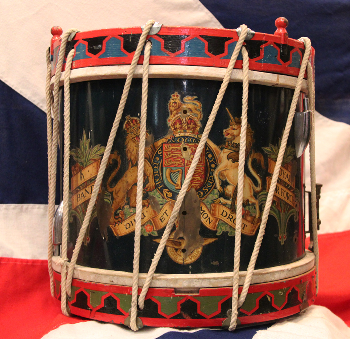 A Super Royal Air Force Band Side Drum King George VIth