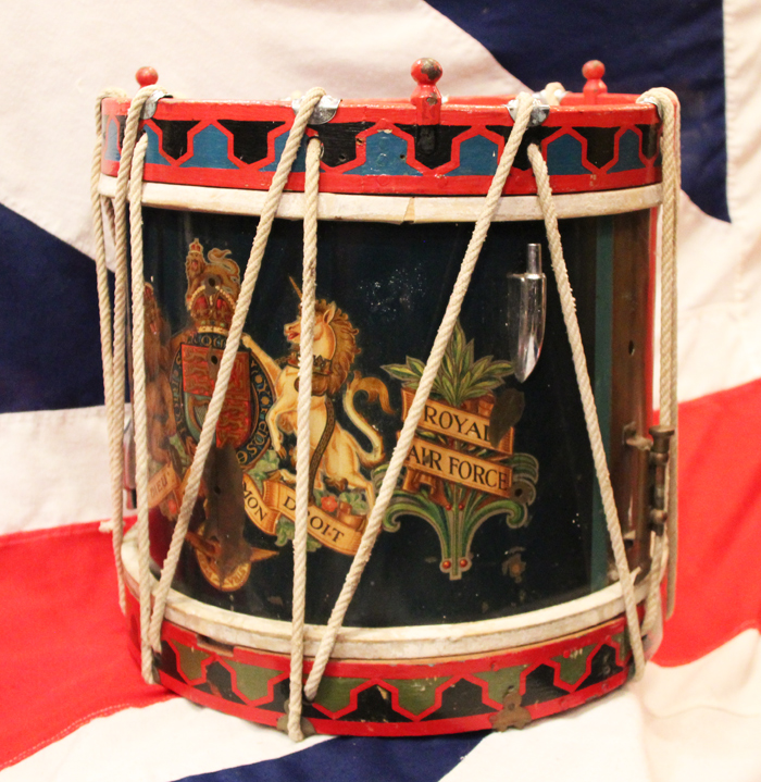 A Super Royal Air Force Band Side Drum King George VIth