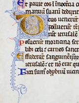 All Now Sold +++Individual Illuminated Psalter Leaves, 12th to 13th Century