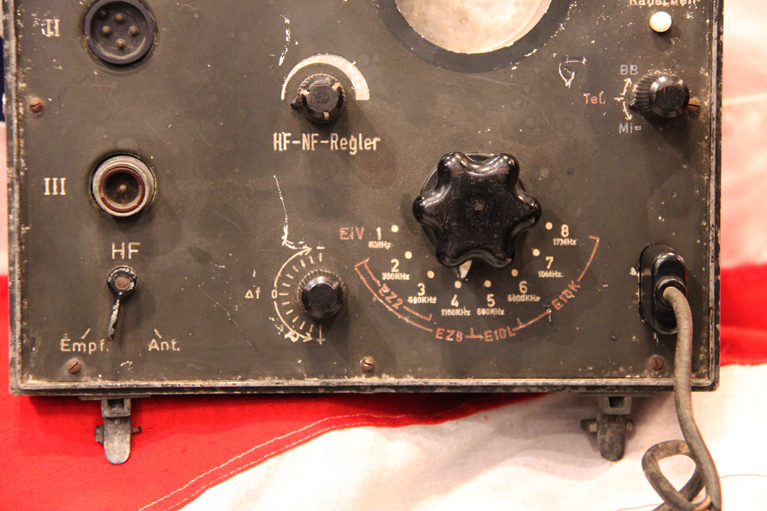A Super WW2 Luftwaffe Bomber Radio, Morse Tapper and Earphones. Deutche Telefonwerk und Kabelindustrie ag Berlin Likely From A Heinkel He 111