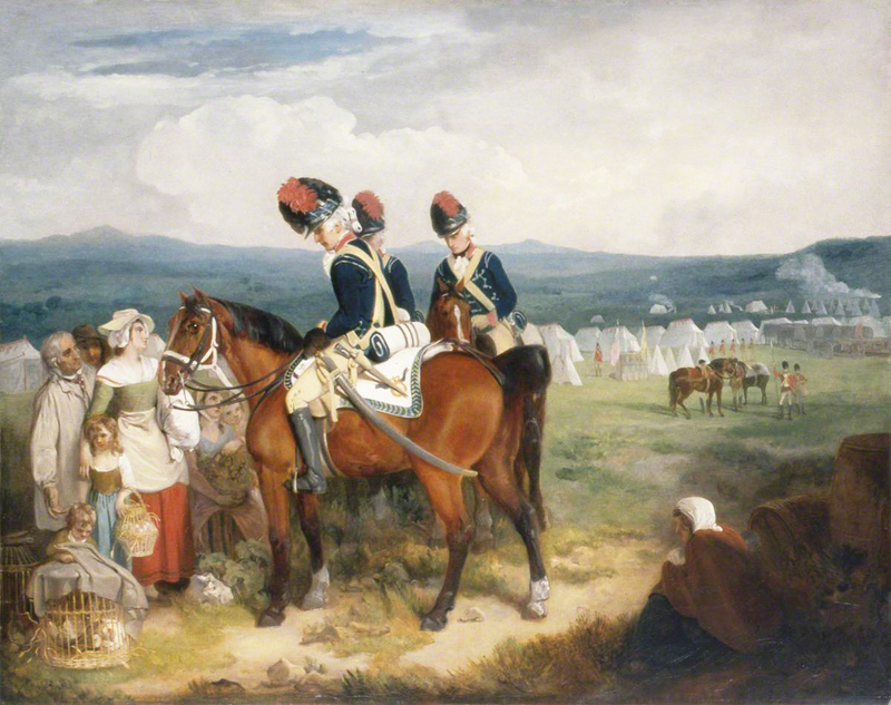 Another Reason To Visit Brighton-by-the-Sea This Summer. To Visit the Magnificent Pavilion Palace & View ‘The Encampment At Brighton’, by Francis Wheatley, RA, 1747-1801. Which We Were Most Proud To Assist & Enable It’s Donation to Brighton 50 Years Ago