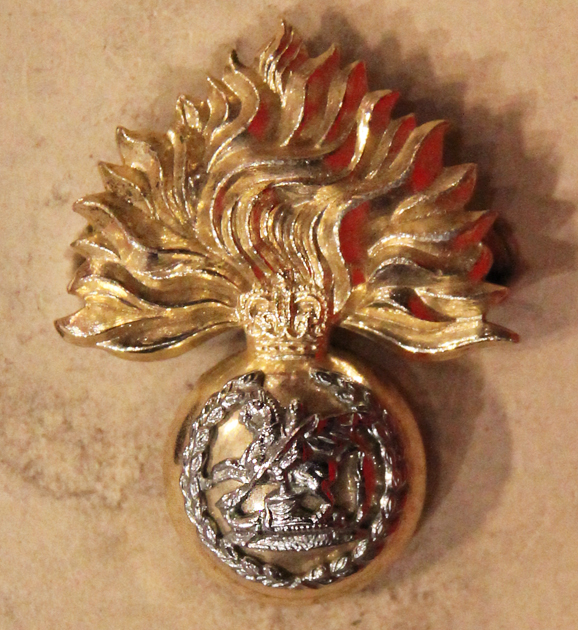 A Unique 'Sealed Pattern' Cap Badge of the Fusilier Brigade 16.9 1966