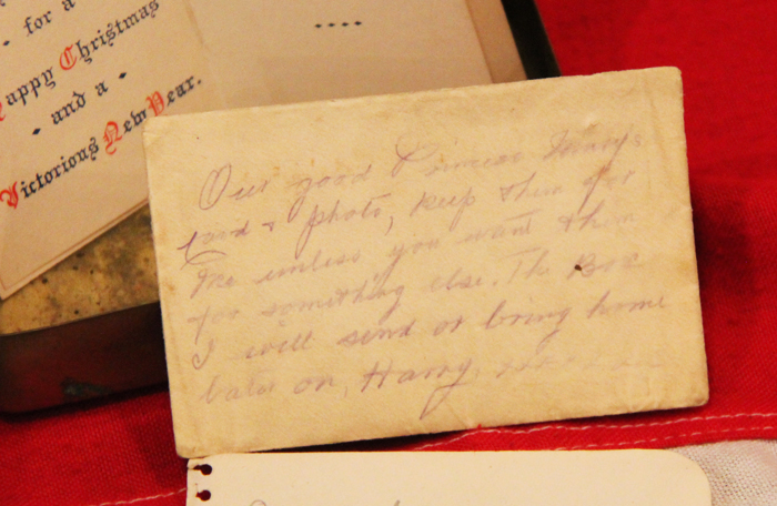 Very Good Princess Mary Box, Complete With Original Personal Letters, Paperwork and Original Contents To Essex Regiment Regular