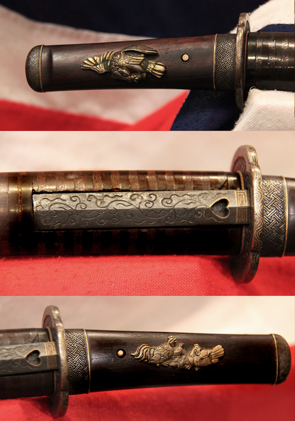 Koto Tanto By Masaiye With A Full Matching Suite of Edo Mounts, & a Fabulous Oni Demon Mount on The Saya