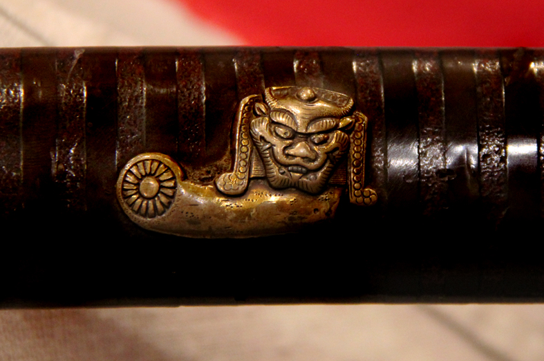 Koto Tanto By Masaiye With A Full Matching Suite of Edo Mounts, & a Fabulous Oni Demon Mount on The Saya