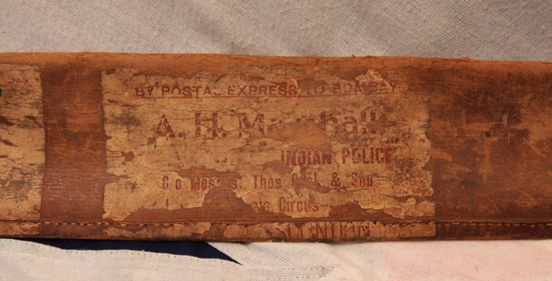 A Most Rare Silver Presentation British Raj Imperial Police Officer's Sword. The Very Same Type of Rare Officer's Sword Carried by George Orwell, Author of Animal Farm, 1984, When He Was Assistant District Superintendent of Imperial Police of Burma