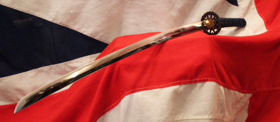 A Wonderful & Captivating Ancient Nambokochu Period Samurai Sword of the Nambokochu Era Circa 1370. With Beautiful Polished Kairagi-Gawa {Giant Rayskin} Saya. From The Era of The Great Bizen Smiths