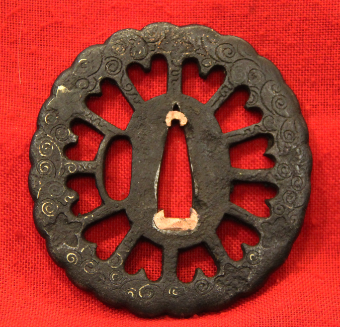 A Wonderful & Captivating Ancient Nambokochu Period Samurai Sword of the Nambokochu Era Circa 1370. With Beautiful Polished Kairagi-Gawa {Giant Rayskin} Saya. From The Era of The Great Bizen Smiths