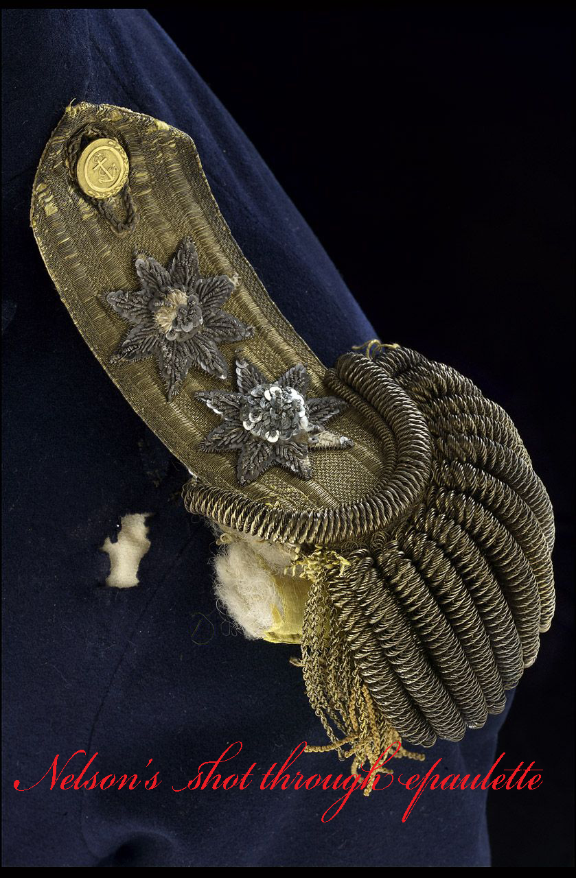 A Fine Cased Pair of 1840's Victorian Rear Admirals Epaulettes.