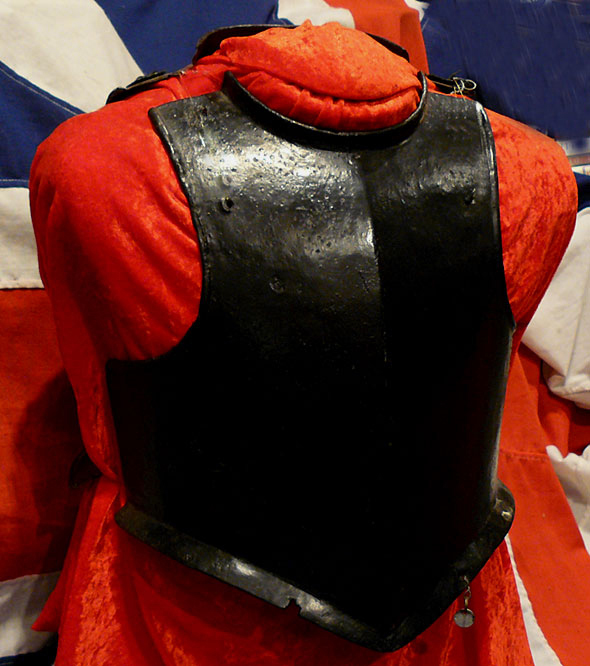 Fine Original English Civil War Cavalryman's Cuirass, Front Plate and Back Plate Armour, Formerly From the Fabulous 'Warwick Castle Collection', The Warwick Castle Armoury From The Time Of The Siege of The Castle During the English Civil War