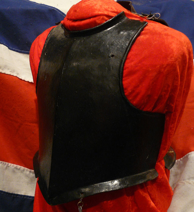 Fine Original English Civil War Cavalryman's Cuirass, Front Plate and Back Plate Armour, Formerly From the Fabulous 'Warwick Castle Collection', The Warwick Castle Armoury From The Time Of The Siege of The Castle During the English Civil War