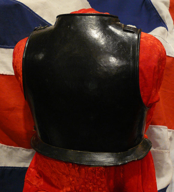 Fine Original English Civil War Cavalryman's Cuirass, Front Plate and Back Plate Armour, Formerly From the Fabulous 'Warwick Castle Collection', The Warwick Castle Armoury From The Time Of The Siege of The Castle During the English Civil War