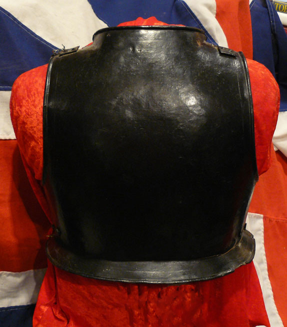 Fine Original English Civil War Cavalryman's Cuirass, Front Plate and Back Plate Armour, Formerly From the Fabulous 'Warwick Castle Collection', The Warwick Castle Armoury From The Time Of The Siege of The Castle During the English Civil War