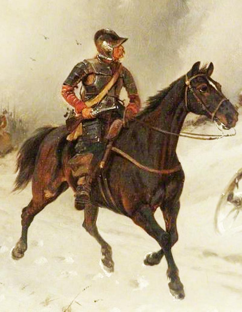 Fine Original English Civil War Cavalryman's Cuirass, Front Plate and Back Plate Armour, Formerly From the Fabulous 'Warwick Castle Collection', The Warwick Castle Armoury From The Time Of The Siege of The Castle During the English Civil War