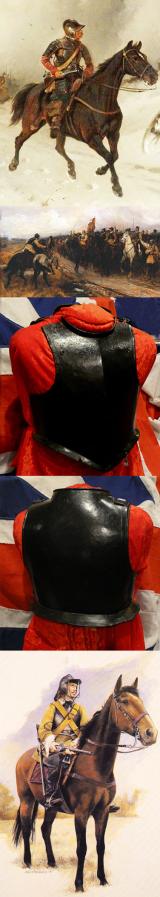 Fine Original English Civil War Cavalryman's Cuirass, Front Plate and Back Plate Armour, Formerly From the Fabulous 'Warwick Castle Collection', The Warwick Castle Armoury From The Time Of The Siege of The Castle During the English Civil War