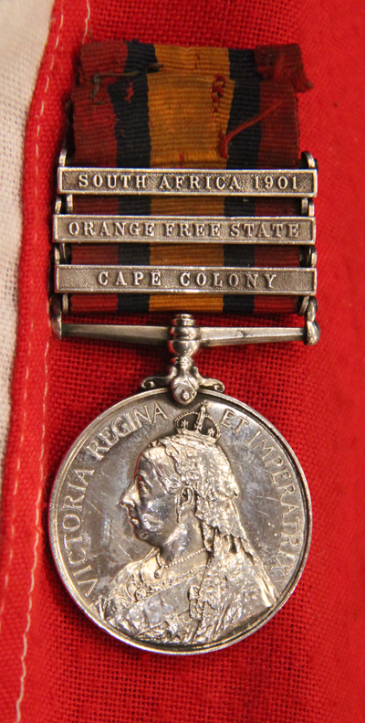 A Queen's South Africa Medal to South African Constabulary Cavalryman.