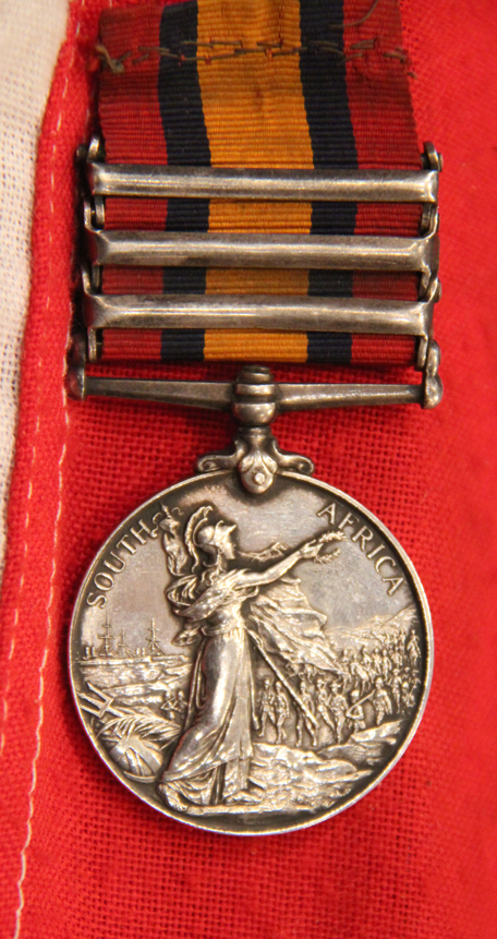 A Queen's South Africa Medal to South African Constabulary Cavalryman.