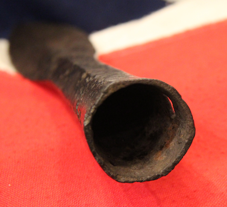 An Incredible 1100 Year Old, Viking, Great Hewing Spear, a Hggspjt, A Viking Museum Piece. With Extremely Rare Norse 'Knotwork' Runic Engraving Still Present. A Powerful Spear of Incredible Heft