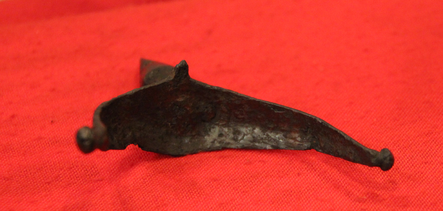 A Fine & Rare Original Heavy Grade Imperial Roman Legionary Cavalry Officer's Iron Prick Spur 1st - 2nd Century A.D From Emperors Augustus, Tiberius, Caligula, Claudius & Nero to The Era Of Emperors Trajan & Hadrian